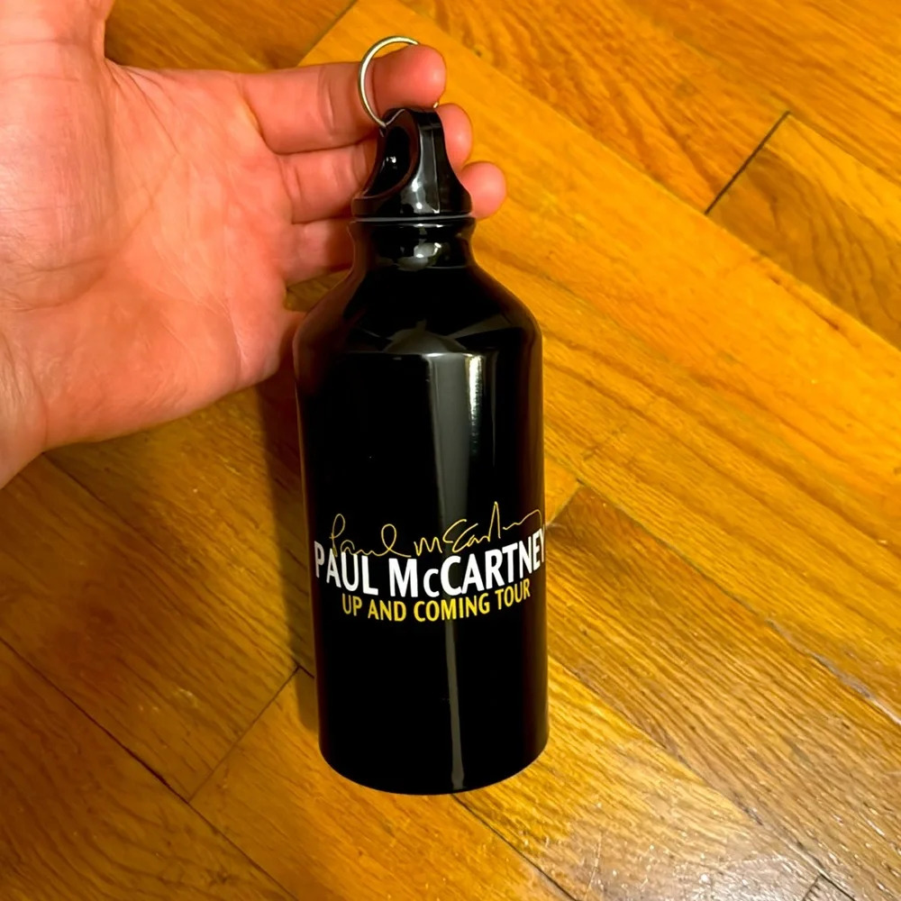 PAUL MCCARTNEY Up and Coming Tour Metal Water Bottle (Black) The Beatles